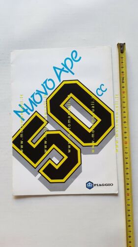 Nuovo Ape TM P 50 1986 Piaggio Motocarro depliant ORIGINALE …