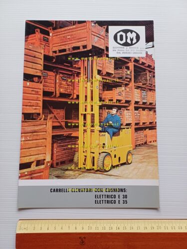 OM Carrello Elevatore Elettrico E 30 - E 35 1972 …