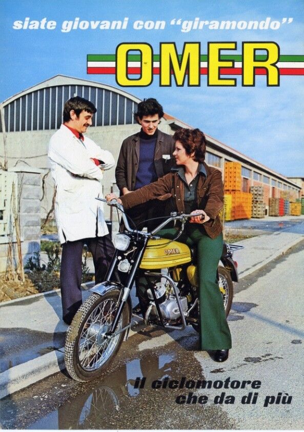 Omer Giramondo 50 depliant originale epoca brochure