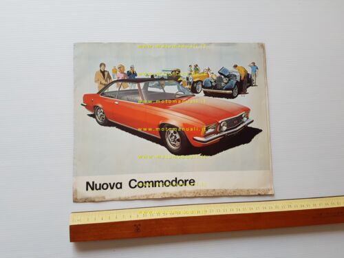 Opel nuova Commodore GS 1967 depliant pubblicitario originale