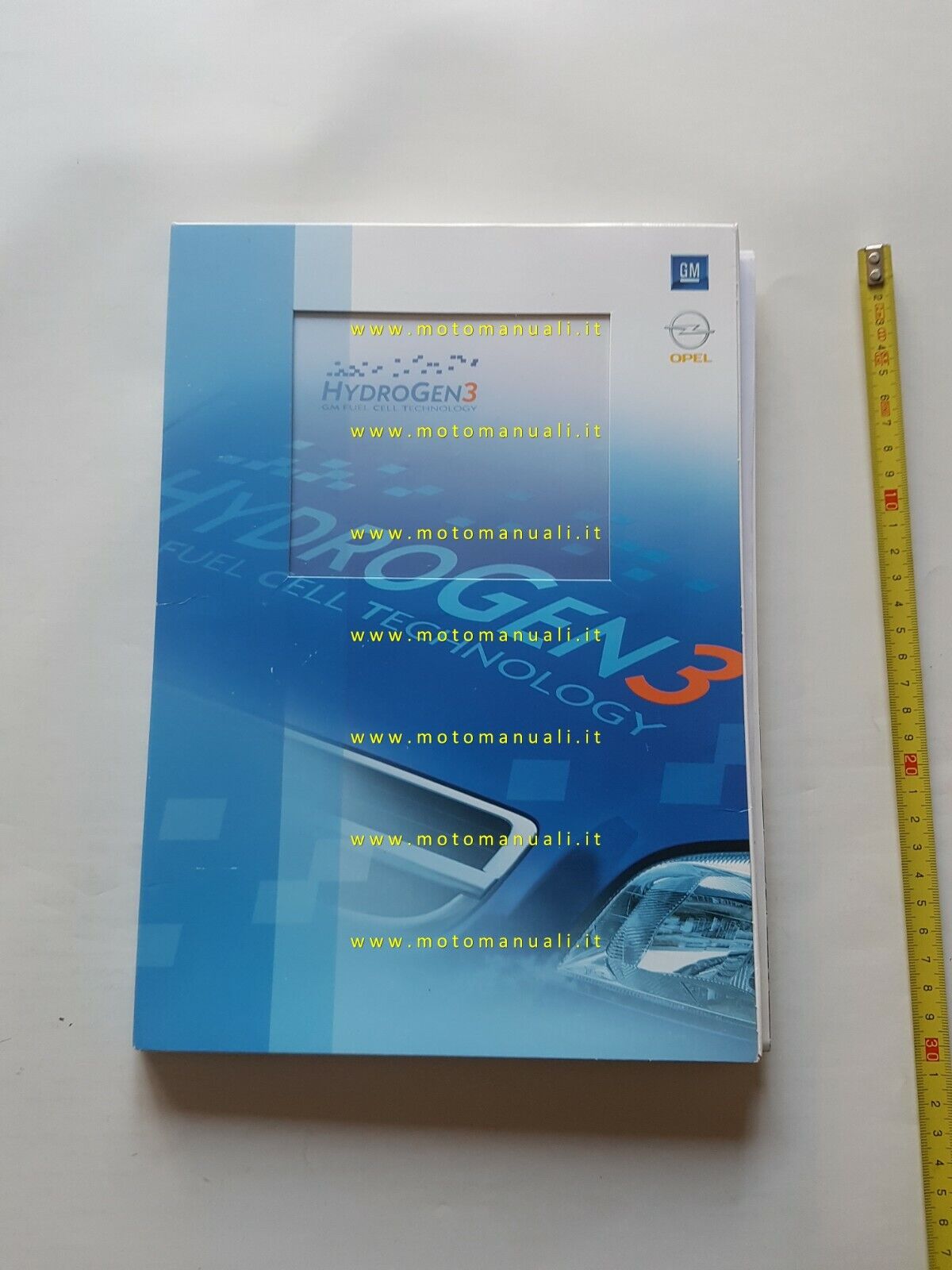 Opel Zafira Hydrogen 3 2004 cartella stampa originale press kit
