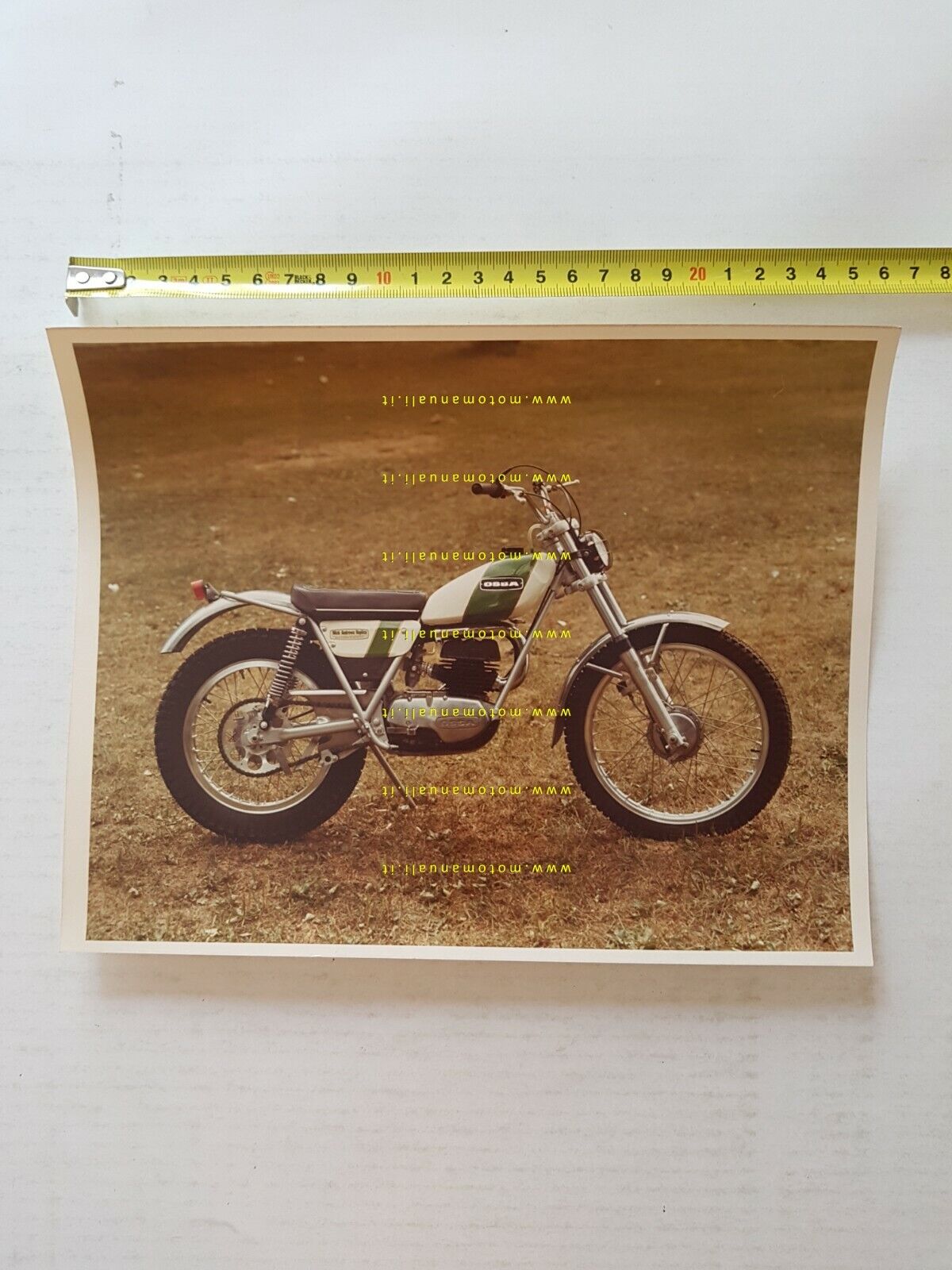 OSSA 250 Mick Andrews Replica 1972 foto cartella stampa originale …