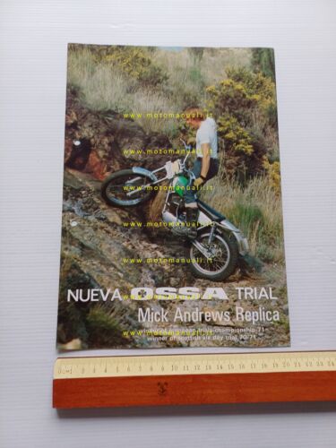 OSSA 250 Mick Andrews Replica Trial 1971 depliant originale spagnolo …