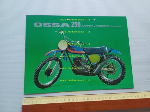 Ossa 250 Phantom Cross 1973 depliant originale spagnolo