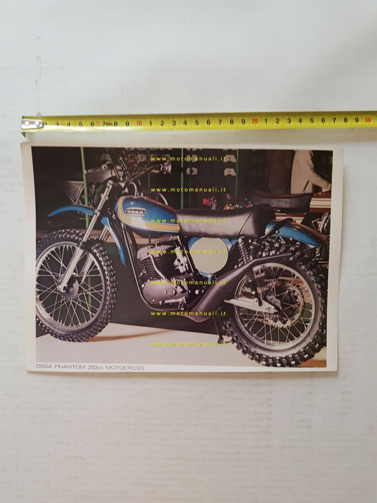 OSSA 250 Phantom Cross 1975 foto cartella stampa originale PRESS …