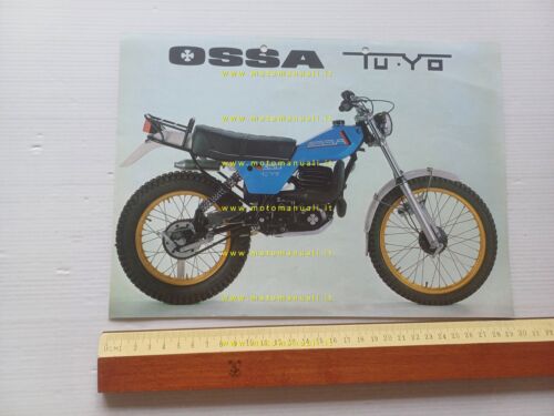 OSSA 350 TU-YO Motoalpinismo 1983 depliant italiano originale