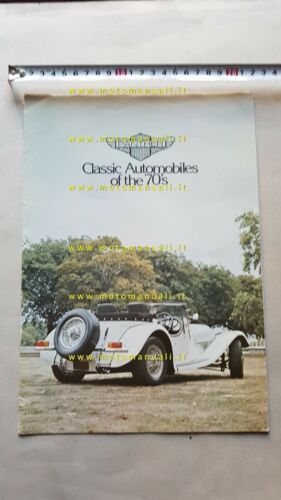 Panther Produzione modelli 1976 depliant originale inglese brochure