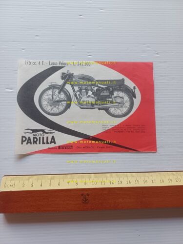 Parilla 175 Lusso Veloce depliant italiano originale