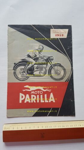 PARILLA catalogo produzione modelli 1952 depliant ITALIANO originale