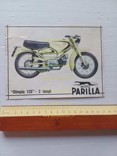 Parilla Olimpia 125 2T 1958 depliant italiano originale