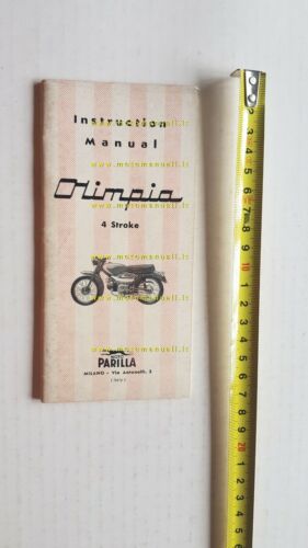 Parilla Olimpia 99 4 Stroke 1960 manuale uso originale OWNER'S …