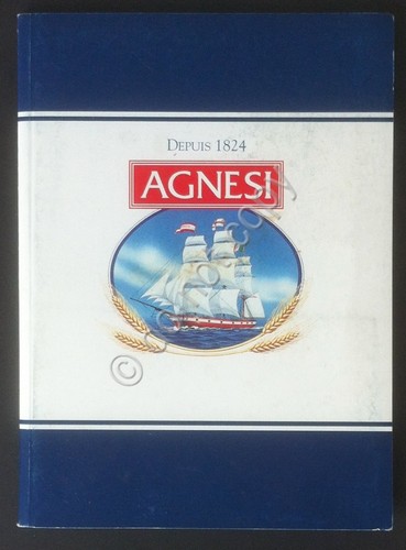 Pasta Agnesi - 4 riproduzioni di cartoline pubblicitarie d'epoca