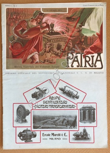 Patria - Rivista Nazionale dei Volontari Italiani - Anno 1 …