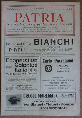 Patria - Rivista Nazionale dei Volontari Italiani - Anno 2 …