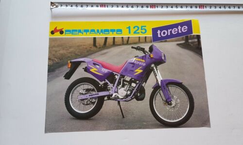 Pentamoto (Jawa) Torete 125 anni 90 depliant moto originale