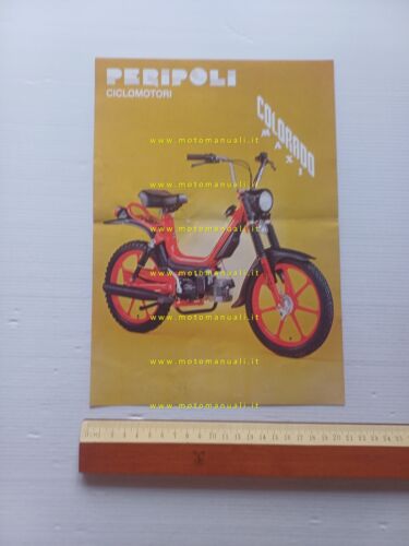Peripoli Giulietta 50 Colorado Maxi tubone anni 70 depliant italiano …