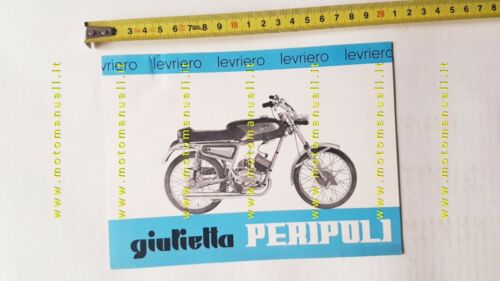 Peripoli Giulietta 50 Levriero depliant anni 60 originale Brochure