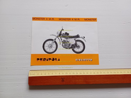 Peripoli Giulietta 50 Monster 4M/R depliant italiano ORIGINALE