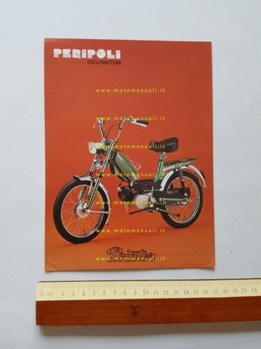 Peripoli Giulietta 50 Pointer depliant anni 70 ciclomotore originale Brochure