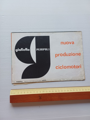 Peripoli Giulietta produzione modelli 50 anni 60 depliant originale italiano