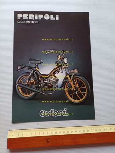 Peripoli Oxford 50 TUBONE 1980 depliant italiano originale