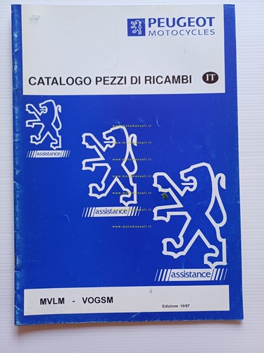 Peugeot 103 50 MVLM - VOGSM 1997-98 catalogo ricambi italiano …