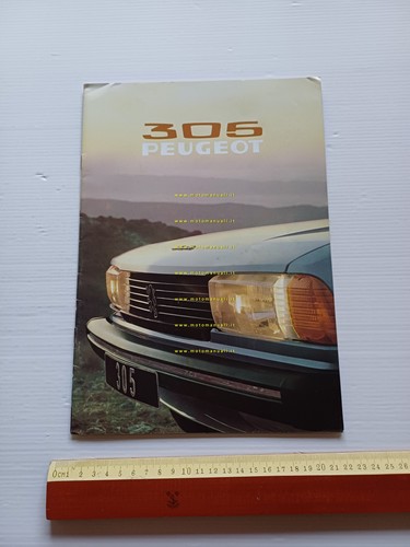 Peugeot 305 tutti modelli 1978 depliant italiano originale