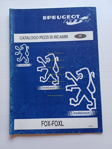Peugeot 50 Fox - Fox L 1993 catalogo ricambi scooter …