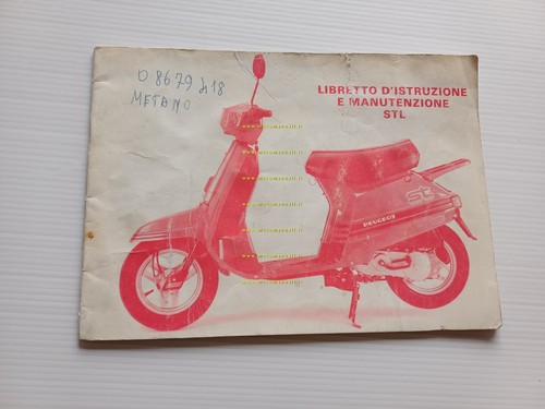 Peugeot 50 STL scooter manuale uso manutenzione originale italiano