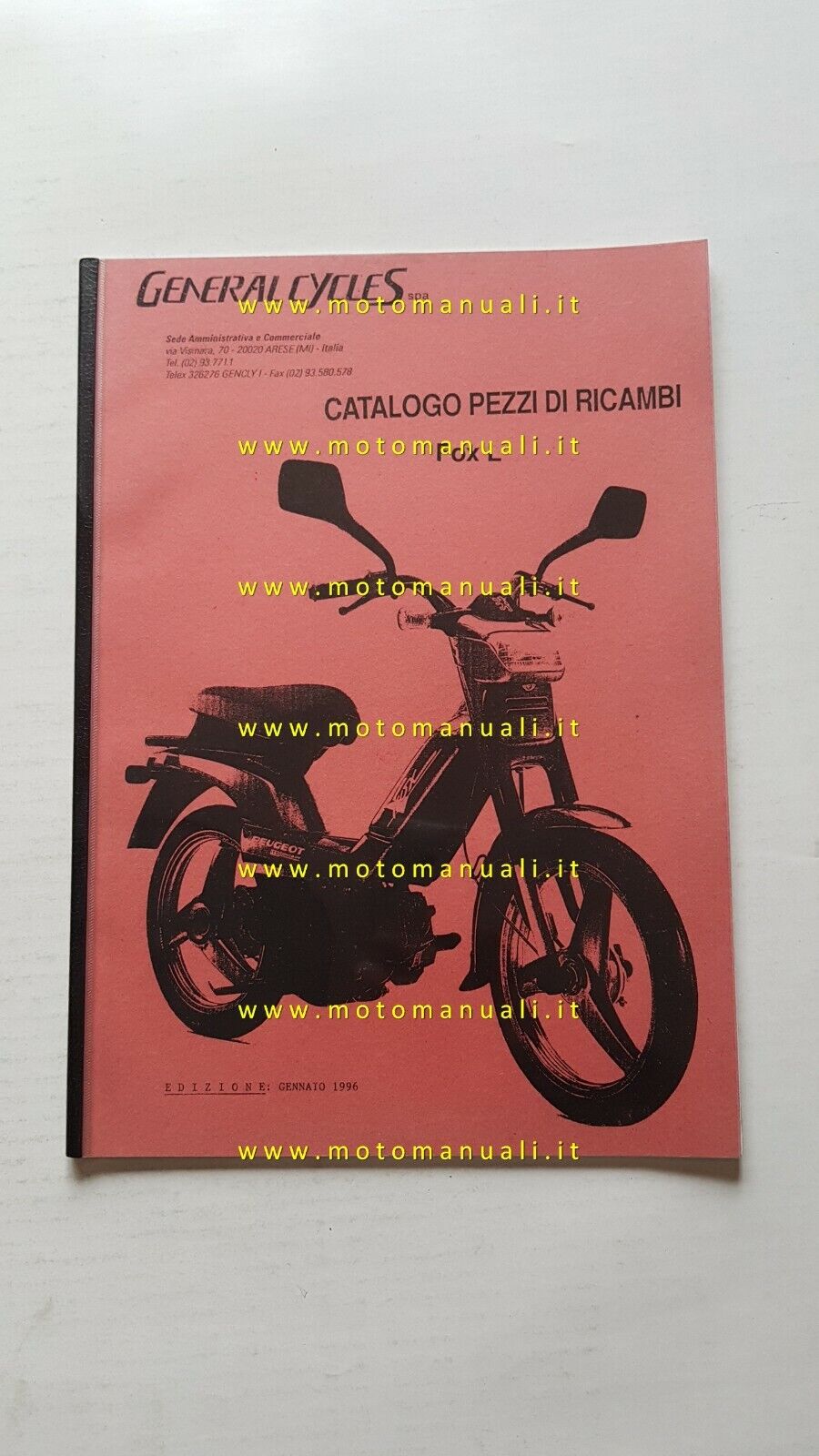 Peugeot FOX L 50 1996 catalogo ricambi