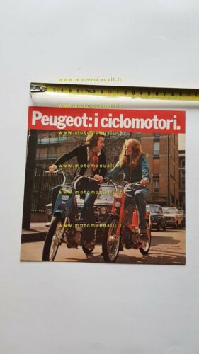 Peugeot produzione ciclomotori 1973 depliant italiano originale