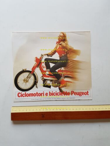 Peugeot produzione ciclomotori biciclette 1978 depliant italiano originale