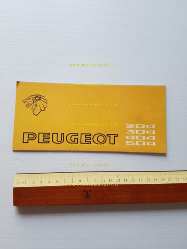 Peugeot produzione modelli 204 304 404 504 1971 depliant originale …