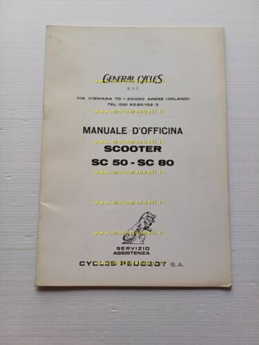 Peugeot SC 50 - SC 80 scooter anni 80 manuale …