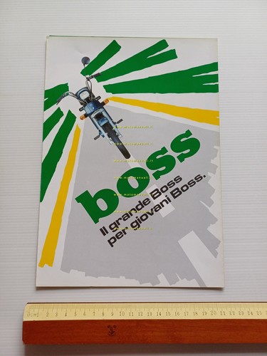 Piaggio 50 Boss 1988 depliant originale italiano