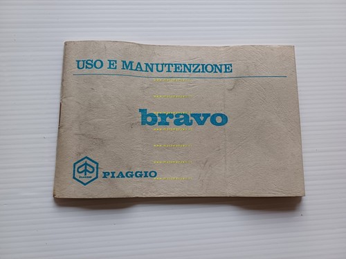 Piaggio 50 Bravo 1972-73 manuale uso manutenzione originale