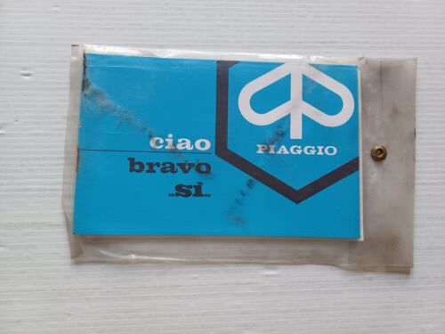 Piaggio 50 Ciao - Bravo - SI 1979 manuale uso …