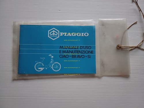Piaggio 50 Ciao C7V 4T- Bravo - SI manuale uso …