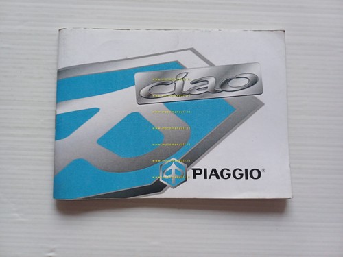 Piaggio 50 Ciao Mix 2002 manuale uso manutenzione libretto istruzioni …