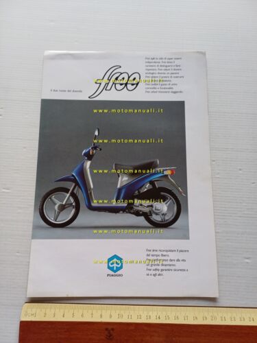 Piaggio 50 Free 1992 depliant originale ITALIANO