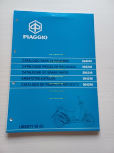 Piaggio 50 Liberty 2000 Spagna catalogo ricambi originale