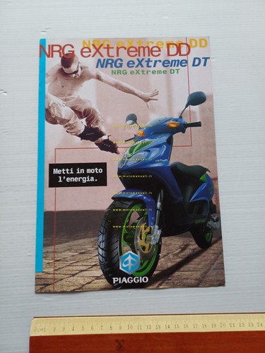 Piaggio 50 NRG Extreme DD - DT 1999 depliant originale …