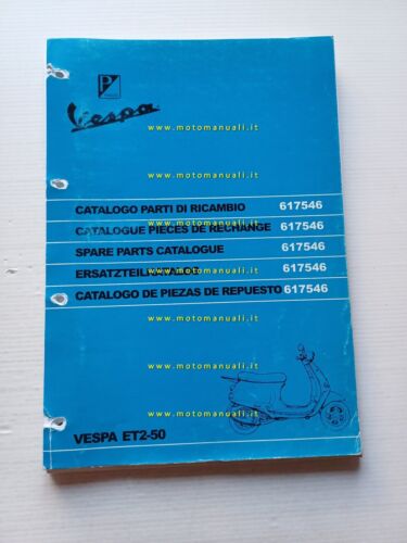 Piaggio 50 Vespa ET2 modelli 1996 - 2002 catalogo ricambi …