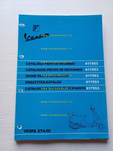 Piaggio 50 Vespa ET4 modelli 2000 - 2002 catalogo ricambi …