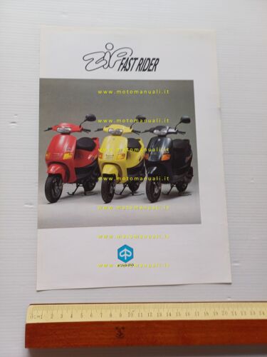 Piaggio 50 ZIP Fast Rider depliant originale italiano