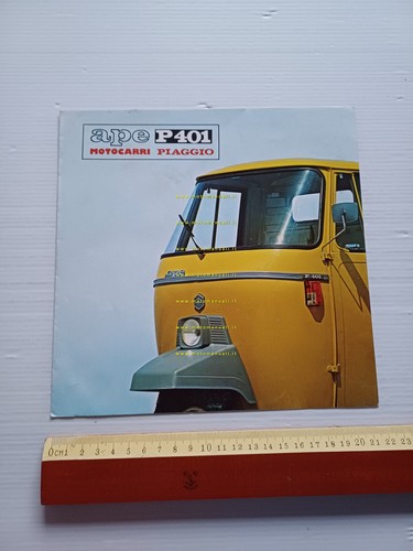 Piaggio APE P 401 1978 depliant originale italiano
