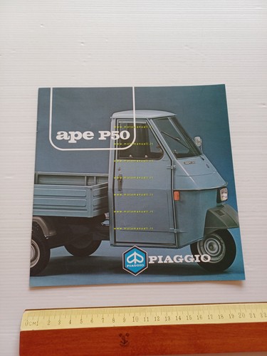 Piaggio Ape P 50 1984 depliant originale italiano