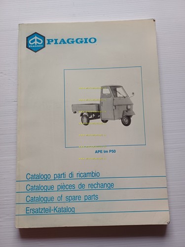 Piaggio Ape TM P50 TL4T 1990 catalogo ricambi originale