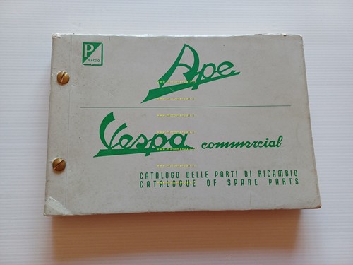 Piaggio Ape-Vespa Commercial 400 1956-66 AC1-2-3-4 AD1 AE1 AE01 catalogo …