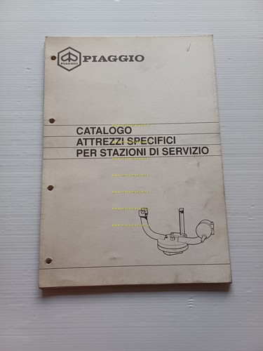 Piaggio catalogo attrezzi specifici riparazione per officina 1990 originale